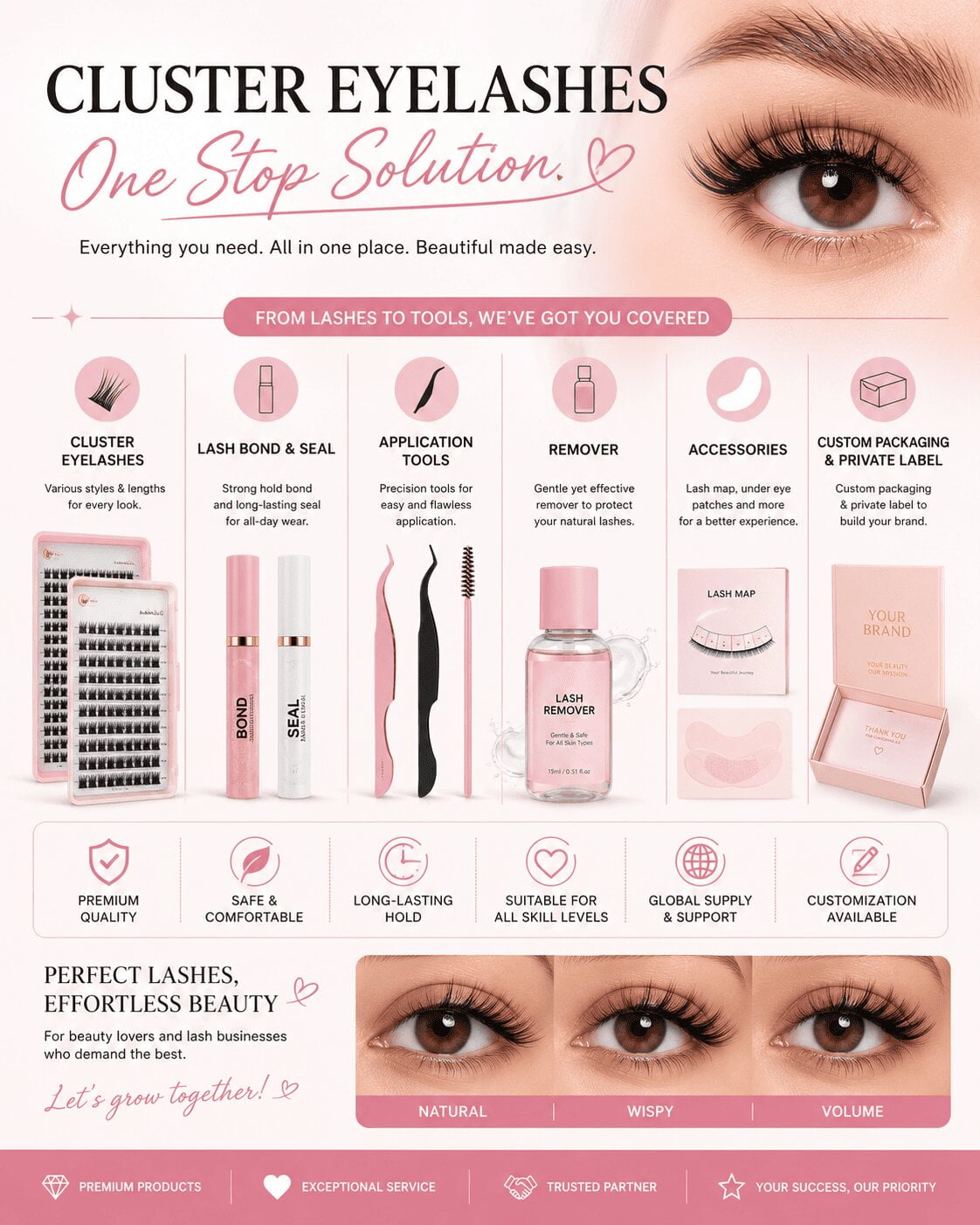viviinnis factory -- premium false eyelash production