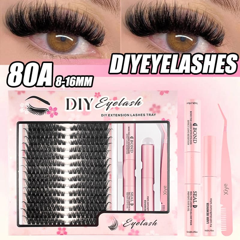 Wholesale Private Label Fluffy Lash Clusters Kit Suitable for Beginners at Home