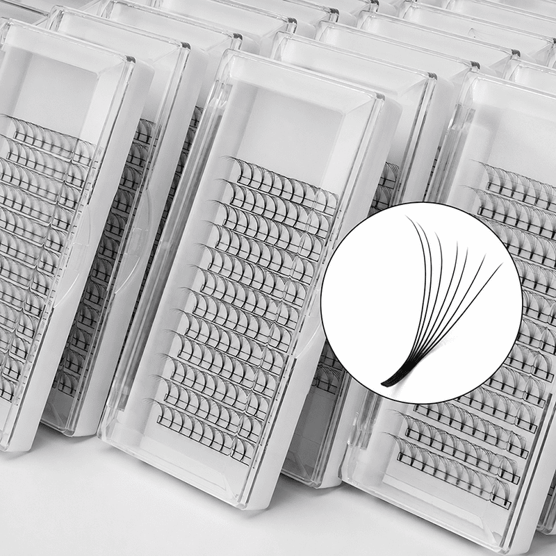 Premium Long Stem Premade Fan Lashes Manufacturer | Soft, Lightweight & Easy Fanning for Lash Professionals